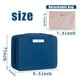 thumbnail image 2 of Bolsa de maquillaje de viaje Queboom, neceser para cosméticos, neceser para mujer y hombre (azul marino), 2 of 5