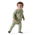 thumbnail image 2 of Modern Moments by Gerber Baby Boy or Girl Gender Neutral Long Sleeve Velour Top & Pant, 2-Piece Outfit Set, Sizes 0/3-24 Months, 2 of 14
