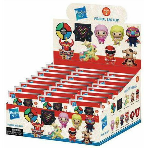 3D Figural Keyring Hasbro Retro Toys Series 2 Mystery Box (24 Packs)