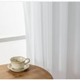 thumbnail image 3 of Dtwnek 2 Panel Set Lightweight Soft Sheer Curtains Light Filtering Window Curtain for Study Room/Living Room/Guest Room, 52"x36", 3 of 8
