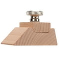 thumbnail image 4 of Hand Sanding Block, Ergonomic Handle Abrasion Resistant Wooden Sanding Block Hand Made Leather Tools  Versatile  For Polishing Shaping   Bevel, 4 of 8