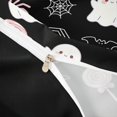 thumbnail image 4 of Homewish Kawaii Halloween Ghost Duvet Cover Queen for Girls, Spider Coffin Lollipop Bat Queen Bedding, Black Reversible, 3 Pieces, 1 Duvet Cover and 2 Pillowcases, 4 of 6