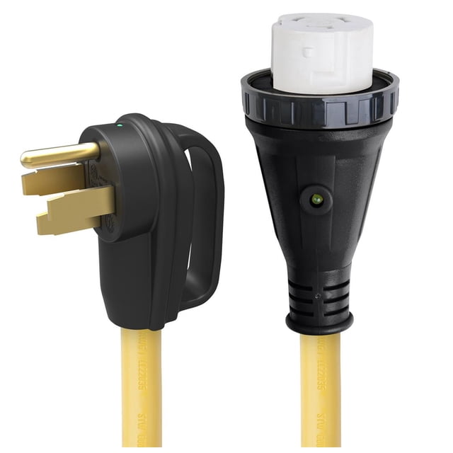 Câble d'Alimentation Maro 50ARVD36 Week-End; Cordon d'Alimentation; 50 Amp; 125/250 Volts; 36 Pieds; avec Bague de Verrouillage
