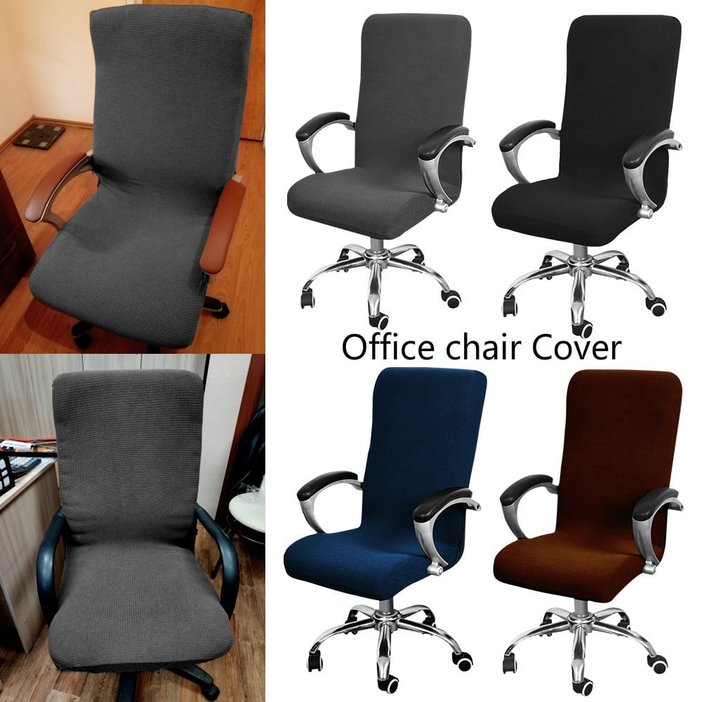 Blesiya Spandex Elastic Office Chair Slip Cover for Rotating Chair Seats 