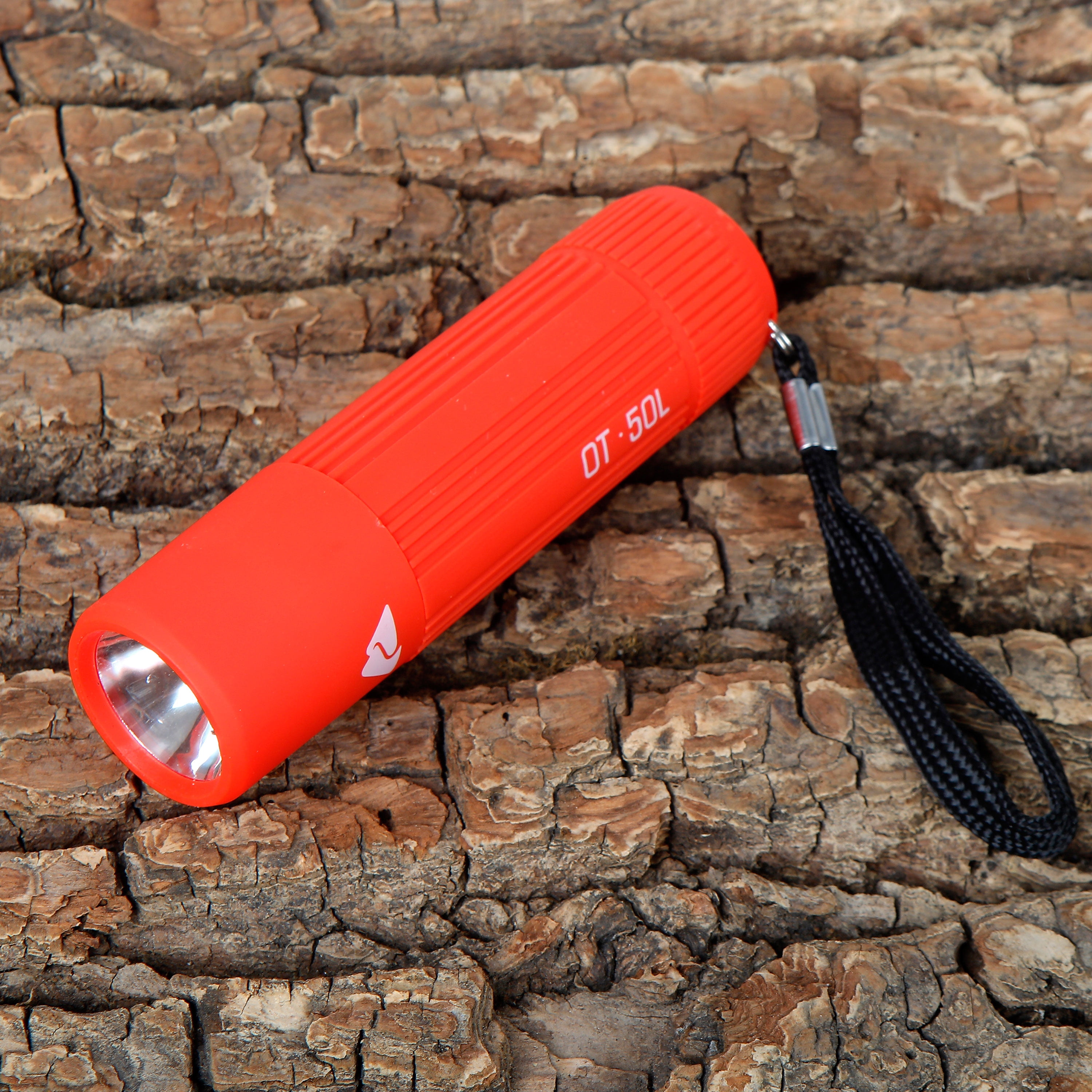 Sakeen - Survival Mini Tactical LED Flashlights Camping Torch Light 300  Lumen Rechargeable in Red 