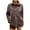 Coffee, variant on Turilly Women's Winter Fuzzy Fleece Sherpa Pullovers Casual Warm Long-Sleeved Fleece Zip-Up Sweatshirts
