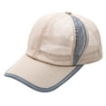 thumbnail image 2 of Mesh Baseball Cap,Breathable Sport Hat,Unisex Sun Cap,Summer Breathable Mesh Baseball Cap Lightweight Quick Drying Solid Color Peaked Hat Adjustable Casual Sport Headwear for Outdoor Travel,Grey, 2 of 6