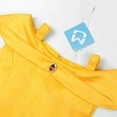 thumbnail image 4 of Uplus ME Girls Belle Costume Dress Kids Halloween Birthday Cosplay Party Princess Dress Up Outfits (2-3T/100), 4 of 6