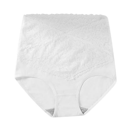 

Gubotare Women Panties Cotton Bikini Women Thong G String Cotton Thongs Panties V Waist Female Underpants Pantys Lingerie White L