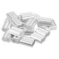 thumbnail image 1 of Unique Bargains 20 Pack Aluminum Crimping Loop Sleeve for 5/16' Diameter Wire Rope, Double Ferrule Aluminum Wire Rope Sleeve, 1 of 6