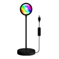 thumbnail image 2 of RGB Sunset Atmospheres Lamp, 360 Adjustable Sunset Projection Light Sunlight Lamp for Photography Selfie Party Home Living Room, 2 of 7