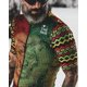 thumbnail image 3 of Maillot de ciclismo de manga corta verde de verano para hombre, camisetas de ciclismo aerodinámico, camisetas Sear Bicycle Maillot, ropa de ciclismo para hombre, verano, fabricado en EE. UU., 3 of 5