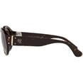 thumbnail image 4 of Ralph Lauren Womens Rl8191 Oval Sunglasses Shiny Dark Havana/Brown Gradient 55 Millimeters, 4 of 5