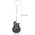 thumbnail image 2 of 2pcs Creative Guitar Key Rings Glowing Keychain Pendants Small Sound Guitar Keychain Pendant, 2 of 8