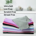 thumbnail image 3 of WEAWE Microfiber Cleaning Cloth - Gray 12-Pack 13"x13" Reusable Ultra Soft & Super Absorbent, Lint-Free Micro Fiber Washable Towels Non-Scratch Streak-Free for Housekeeping Kitchen Car Multipurpose, 3 of 7