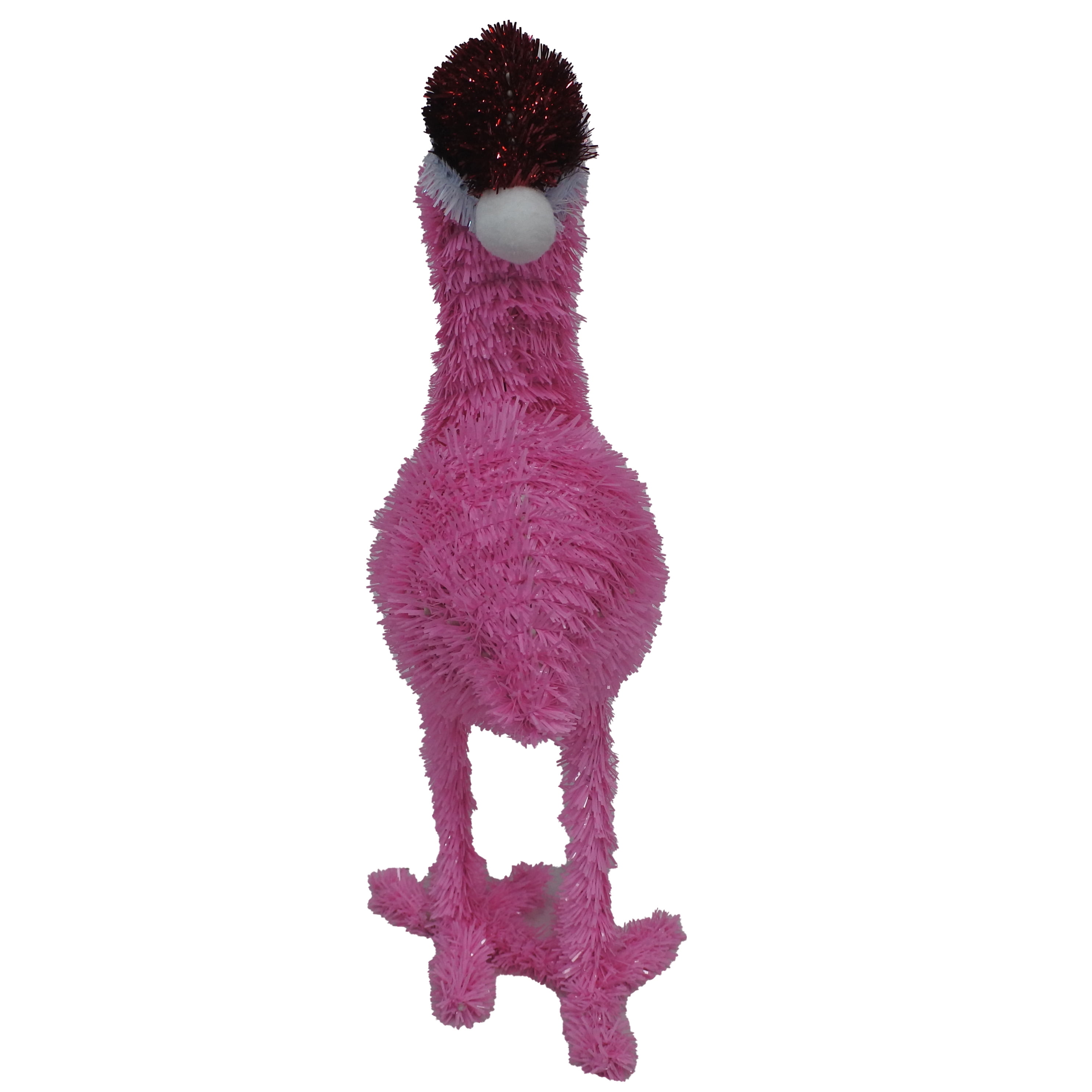 Tinsel Flamingo Christmas Decoration, Pink, 15", by Holiday Time