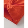 thumbnail image 3 of Toddler Girl Clothes Ruffle Short Sleeve Tops and Printed Shorts Outfits Set Orange 2-3 Years, 3 of 6