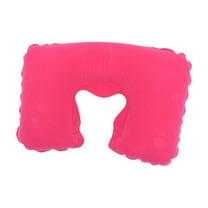 Dvumao Sleeping Pillows Clearance, Comfortable Travel Neck PVC Flocked U Shaped Cushion For Aviation Outdoor Home Use Portable Inflatable Cervical Support With Soft Velour Cover, Gift for Friend