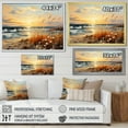 thumbnail image 4 of Designart "Beach Breeze Painting II" Nautical & Beach Floater Framed Wall Decor, 4 of 7