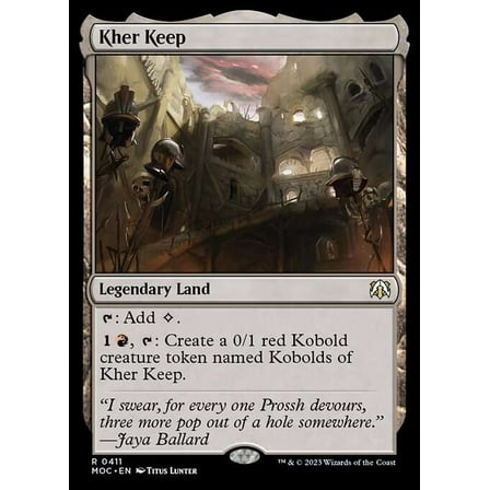 MtG March of the Machine Commander Rare Kher Keep #411