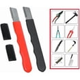 thumbnail image 5 of Lggsban Sharpener Pruning Shears Blade Sharpener Mini Portable Quick Edge Sharpening Carbide Knife Sharpeners for Garden Tool Trimming Knives Cutter Scissor,1PC ,1.2×12cm, 5 of 9