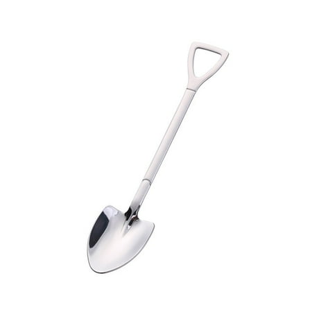 

Stainless Steel Coffee Tea Spoon Creative Retro Shovel Scoop for Dinner Ice Cream Dessert Watermelon Kitchen Tableware Bar Tool