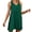Green, variant on Summer Dresses for Women SHCKE Casual Tank Dresses Sleeveless Beach Vacation Dress V Neck Pleated Dress