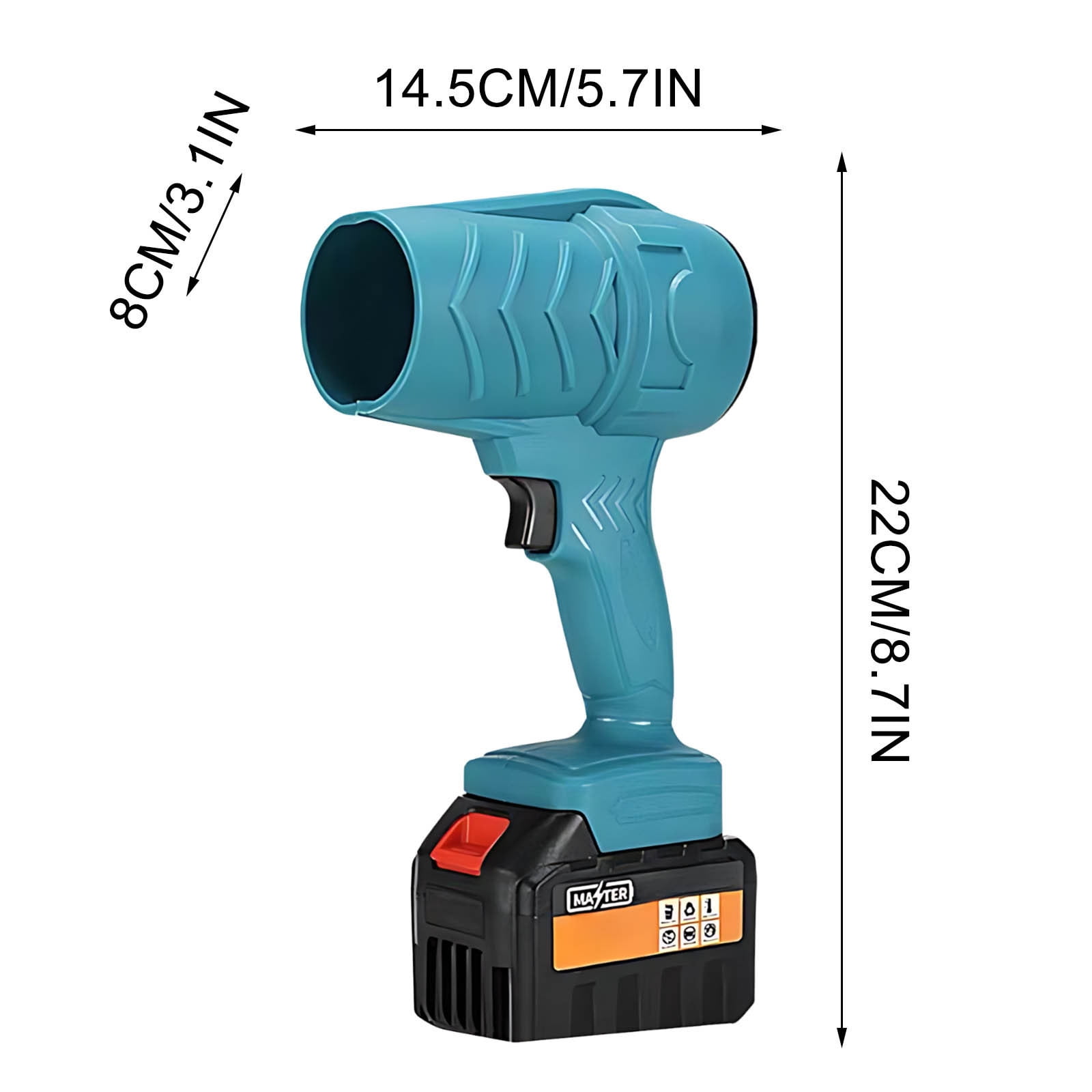 Cordless Leaf Blower, Snow Blower, Violent Turbo. Car Dryer Air Blower with 48V 13000mAh Battery, Cordless Leaf Blower for Patio Cleaning, Lawn Care, Blowing Leaves and Dust, BBQ