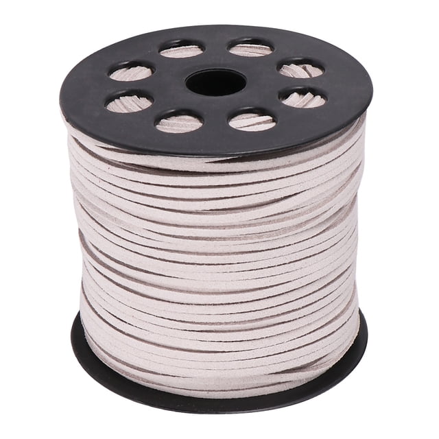 Faux Suede Cord for Jewelry Making Durable and Practical DIY Rope for Decoration Silver 2.6mm