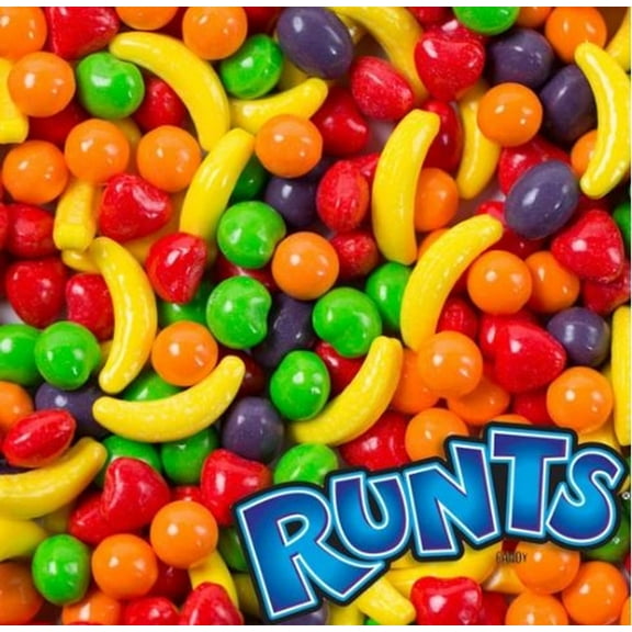 Wonka Runts Candy - 1 Pound Bag - Approx 350 Pieces - Assorted Hard Candy