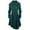 Green-Coat, variant on Qetyuw Oversized Trench Coat for Women Winter Long Sleeve Peacoat Double Breasted Asymmetric Hem Overcoat