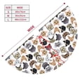thumbnail image 3 of Sikiie Cute Cats 30-48 inches {designName} Print Christmas Tree Skirt Snowman Xmas Tree Skirt with Edge Christmas Decorations for Holiday Party36", 3 of 7