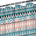 thumbnail image 3 of Pink and Blue Geometric Striped Pattern Shower Curtain 84"x72" ,Bathroom Decorative Shower Curtains Set with 12 Hooks,Modern Waterproof Washable Shower Curtain, 3 of 6