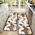 thumbnail image 4 of Kitchen Rugs Sets Of 2,White Chicken Breed Pattern Anti Fatigue Kitchen Mat Rugs Non Slip Washable,Decorative Kitchen Floor Mats for Kitchen,Sink,Laundry,17"x47"+17"x47", 4 of 5