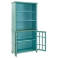 thumbnail image 5 of Linon Largo Display Cabinet - Antique Turquoise, 5 of 6