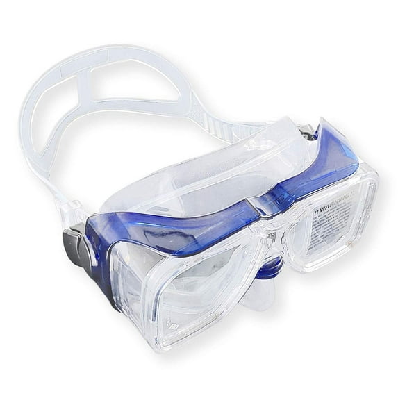 101 BEACH Super Scanner Side-View Scuba Dive Snorkel Mask Blue