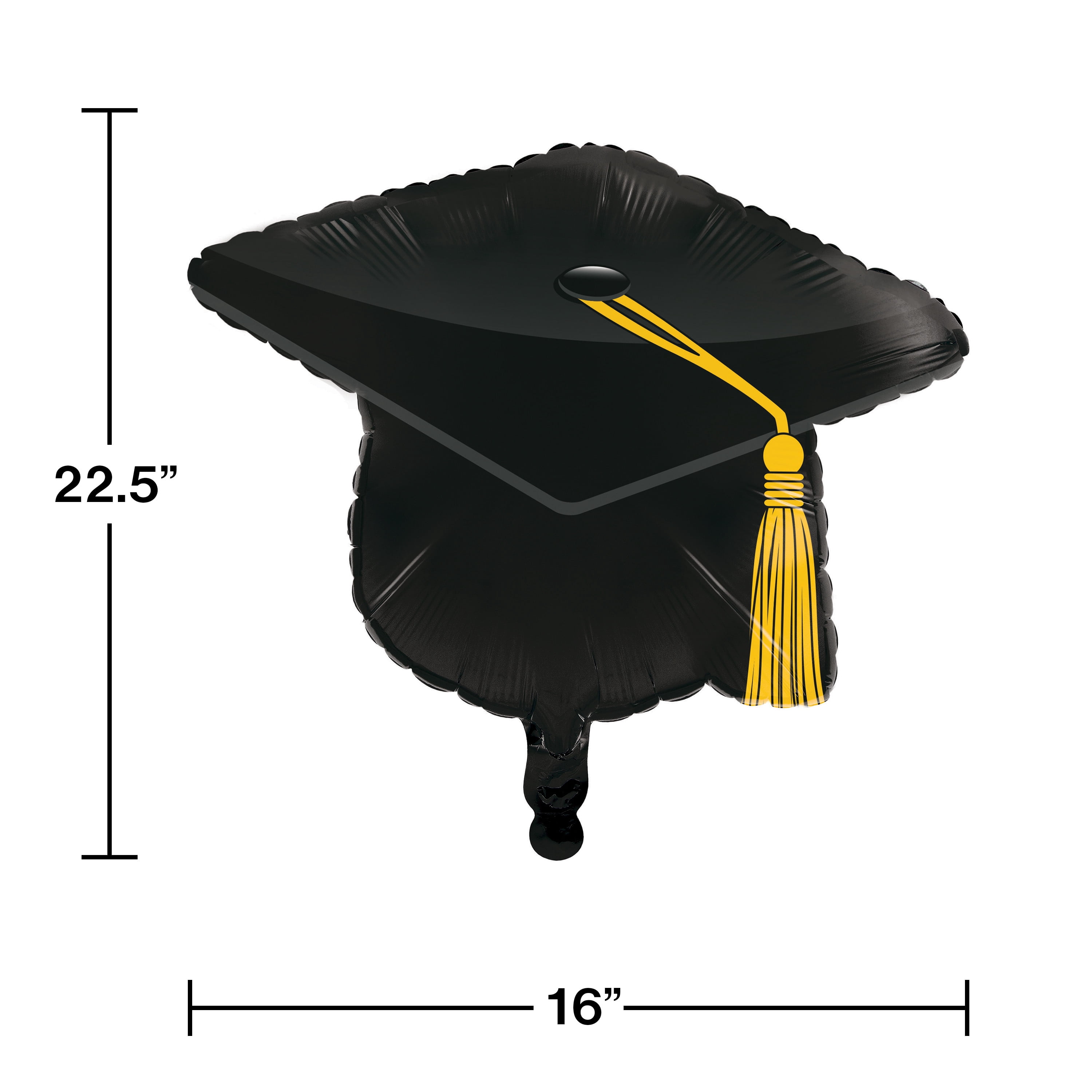 Creative Converting Assorted Colors Graduation Latex Party Decoration Kits, (34 Pieces)