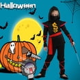 thumbnail image 2 of Ninja Costume Kids Ninja Muscle Costumes Girls Ninja Set Accessories Best Children Gift, 2 of 7