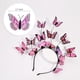 thumbnail image 5 of Diademas de mariposa, sombrero tocado para mujer, disfraz de mariposa, tocado de corona para mujeres y niñas para su familia, 5 of 5