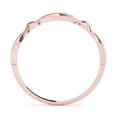 thumbnail image 2 of AoneJewelry 10K Round Diamond Wedding Band In Solid Rose, White & Yellow Gold, 2 of 5