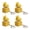 Yellow 4pcs, variant on Decompression Toy Frog Croaking Fidget Key Chain Rechargeable Frog Clicker with Realistic Sounds Portable Stress Relief Toy