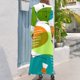thumbnail image 3 of Vestidos largos de verano con óvalos modernos de mediados de siglo Vestidos largos con velo Vestidos de fiesta 2024, 3 of 5