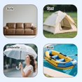 thumbnail image 5 of Inflatable Patch Repair Kit Waterproof Heavy Duty, Clear TPU Repair Tape for Bounce House, Tent, Canvas, Canopy, Pool Floats, Swimming Ring, 5 of 5