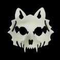 thumbnail image 2 of Máscara de hombre lobo de Dios dragón japonés para Halloween, máscara de esqueleto de Animal, máscara de resina Unisex para fiesta y espectáculo, 2 of 5