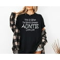 thumbnail image 5 of Worlds Greatest Auntie Funny Birthday Mothers Day Gender Reveal Baby Shower T Shirt, 5 of 5