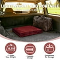 thumbnail image 4 of Kimunuk 10' x 20' Canopy Replacement Cover, Outdoor Portable Carport Replacement Canopy with Ball Bungees for Car Garage Shelter Tent Party Tent, Burgundy ,Frame is Not Included, 4 of 6