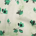 thumbnail image 1 of oneOone Cotton Poplin Sea Green Fabric Texture & Floral Sewing Material Print Fabric By The Yard 42 Inch Wide, 1 of 5