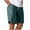 Army Green, variant on cocolona Mens Summer Casual Shorts Elastic Waist Drawstring Straight Knee Length Gym Workout Running Shorts with Zipper Pockets