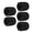 5, variant on Professional Black Foam Windscreen Strong Sponge Suitable for MV7 MV7X Mics for Clear Recording