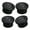 C, variant on MOMOJIA 4Pcs Roller Wheels Replacement Round Type Fiiting Bearings For Fitness Equipment